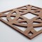 Ekena Millwork Medium Brownsville Decorative Fretwork Wood Wall Panels, Walnut, 15 3/8"W x 15 3/8"H x 3/8"T WALW16X16X0375BNEWA - alternate 2